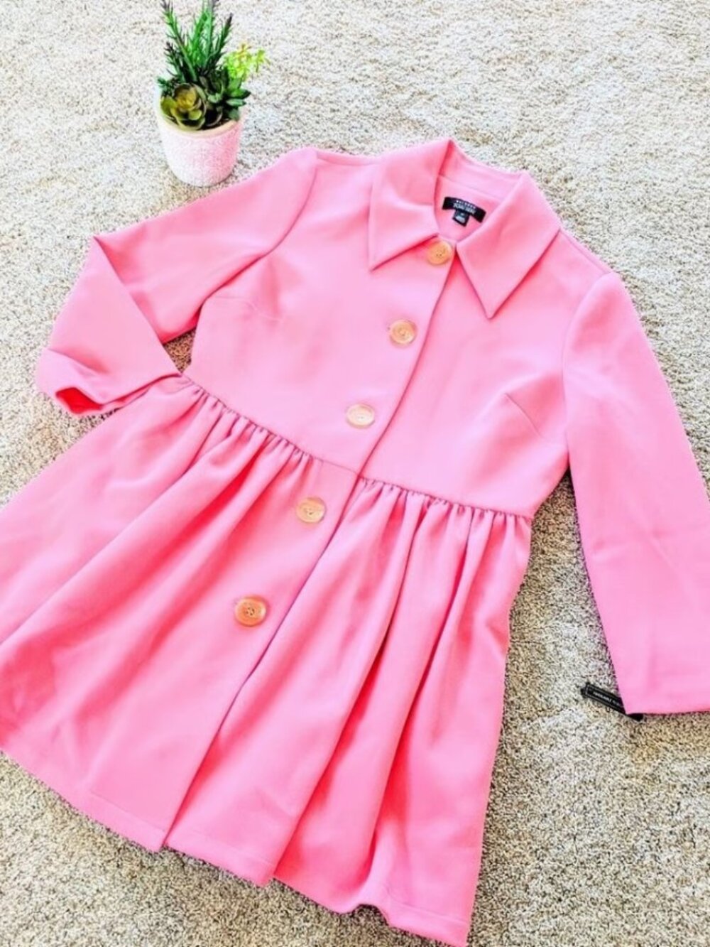 Halogen x Atlantic-Pacific Peplum Popper Jacket